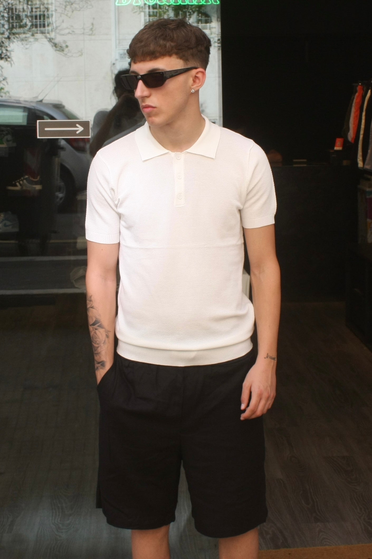 POLO FILO WHITE