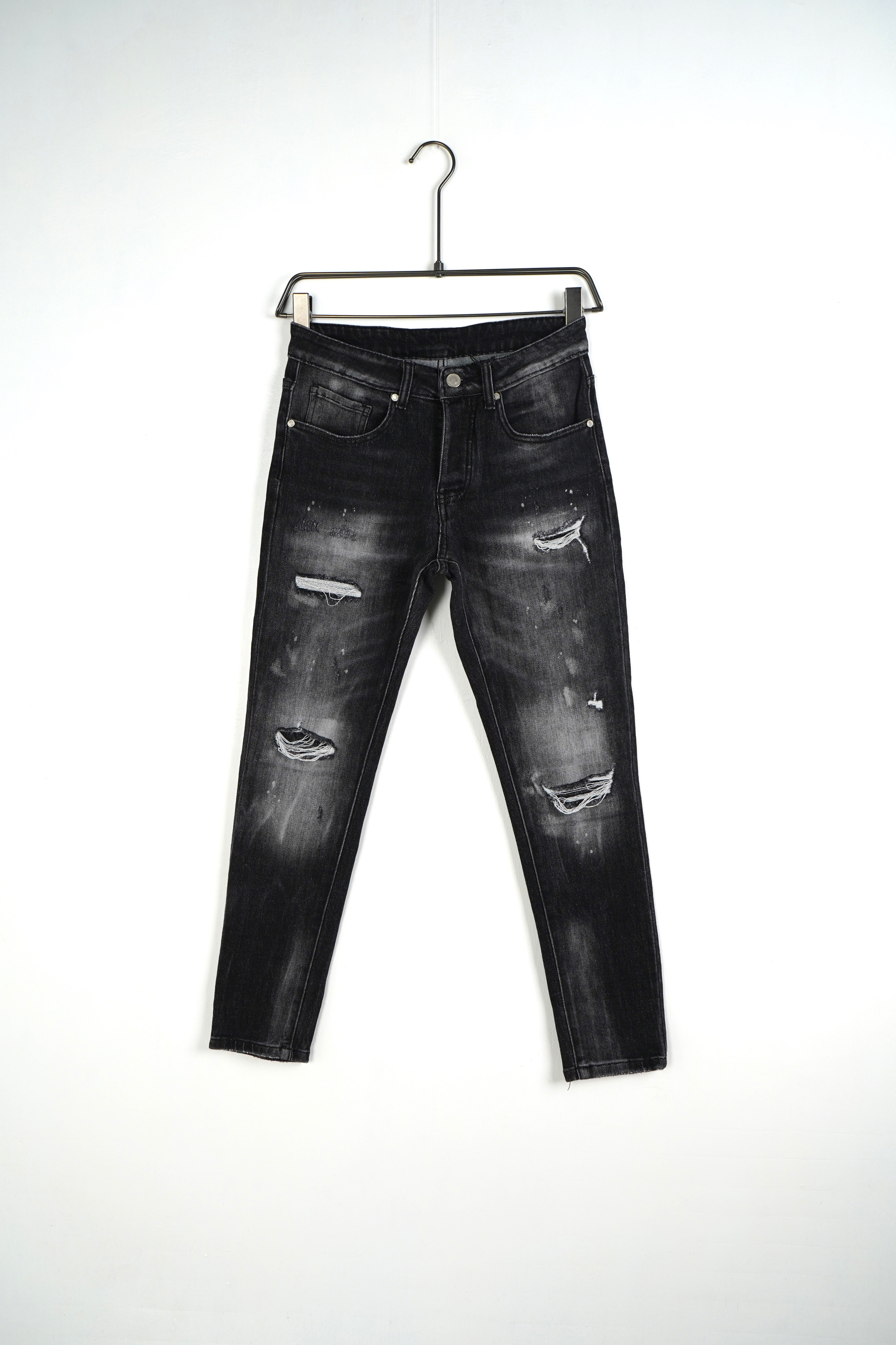 JEANS PAINT BLACK